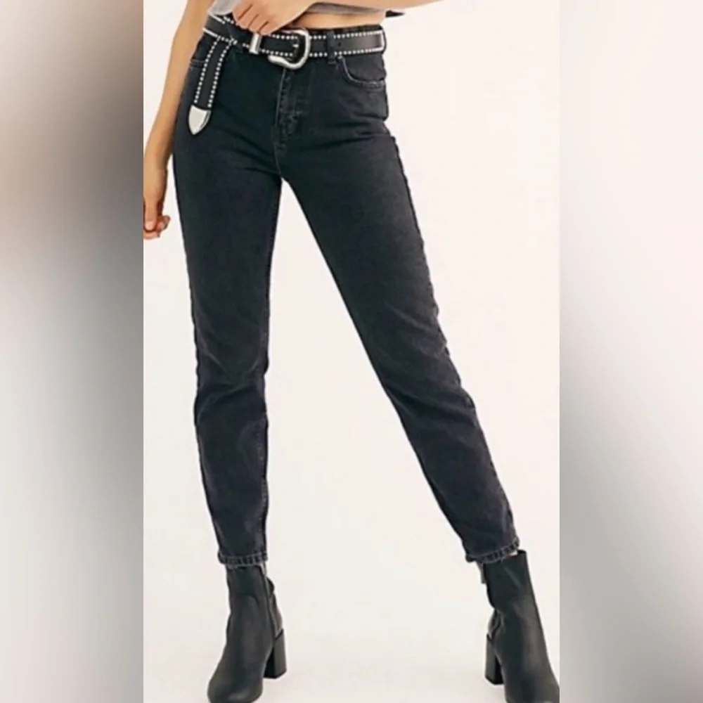 Free People Black tapered straight Jeans‎ size 30